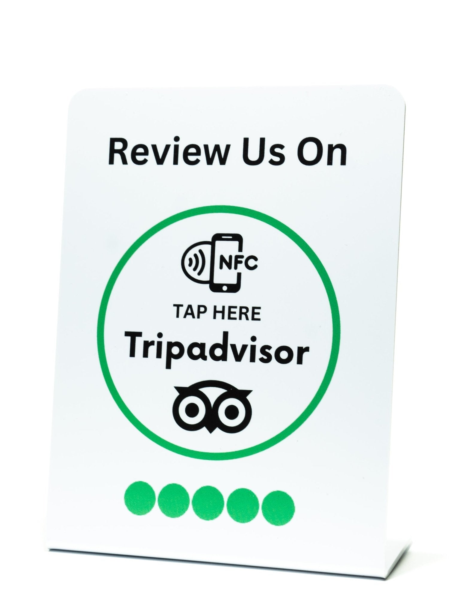 NFC - Aufsteller für mehr Tripadvisor Bewertungen - Custom Ratings